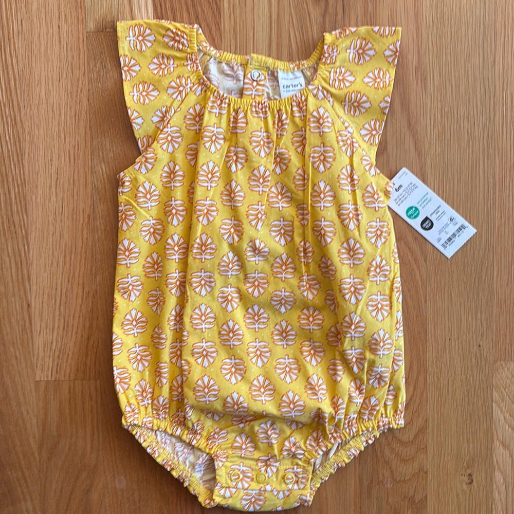 6M NWT Carter’s Yellow One Piece